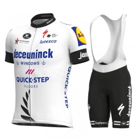 Cykeltrøje + Cykelshorts 2021 Deceuninck-Quick-Step N006